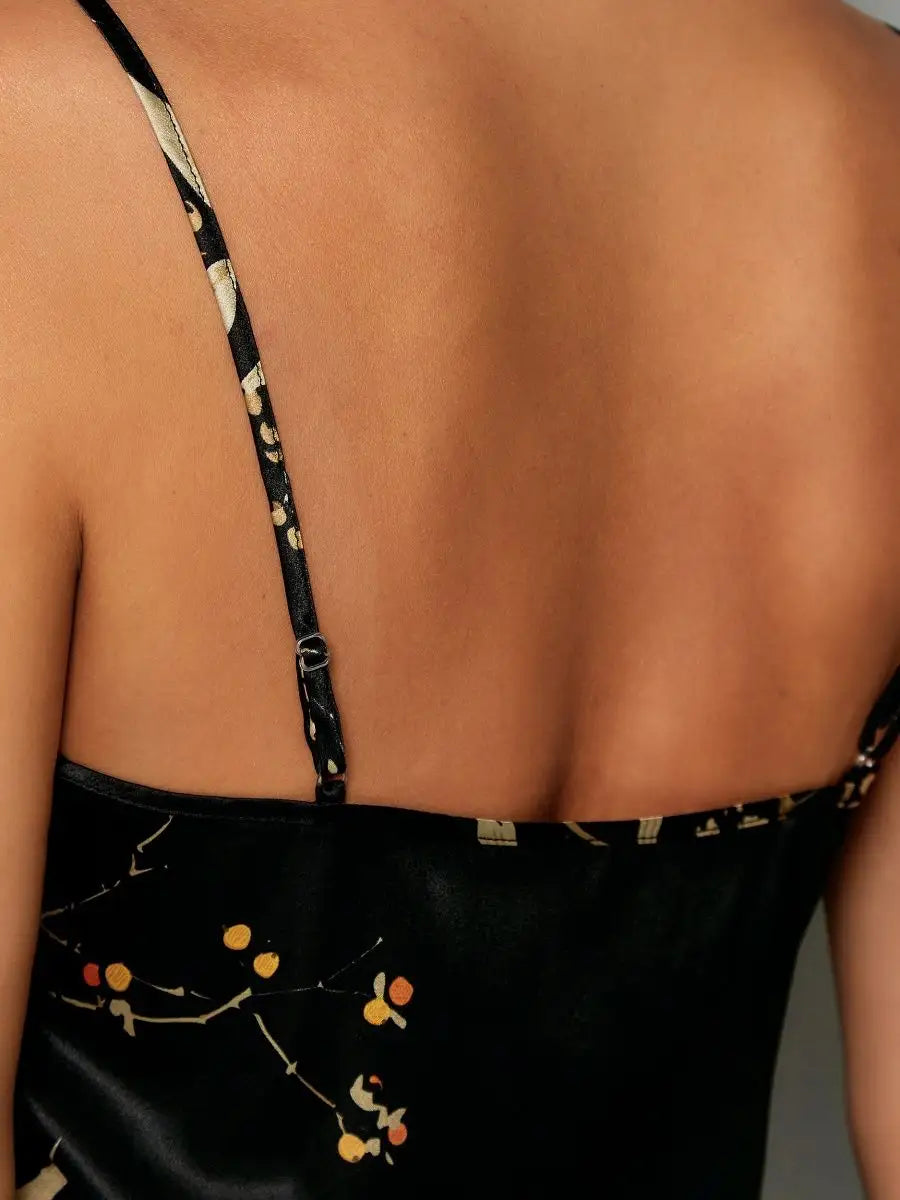 Pijama FlowerLux Preto