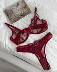 Conjunto Lingerie Cherry™ | O Segredo das Mulheres (FRETE GRÁTIS) - savina