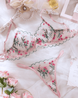 Conjunto de Lingerie FlowerLace™ | O Segredo das Mulheres - savina