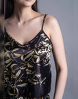 Pijama FlowerLux Preto
