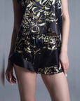Pijama FlowerLux Preto