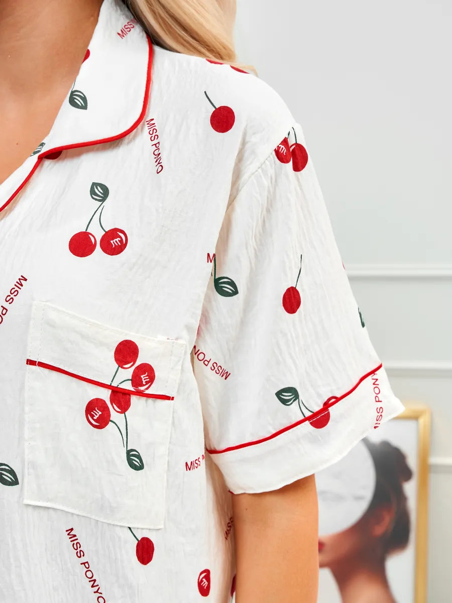 Pijama Americano Cherry Bloom
