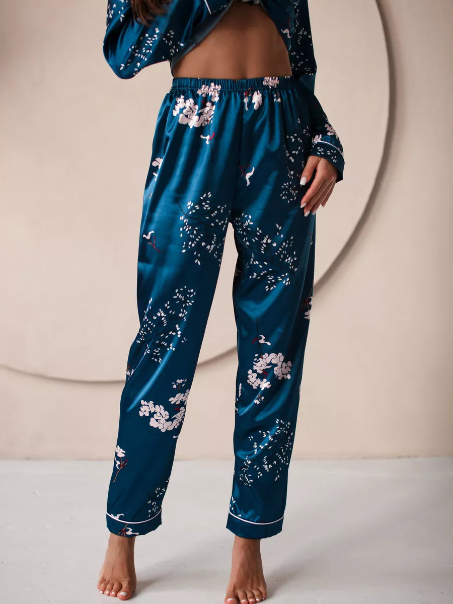 Pijama Longo Aurora Blue