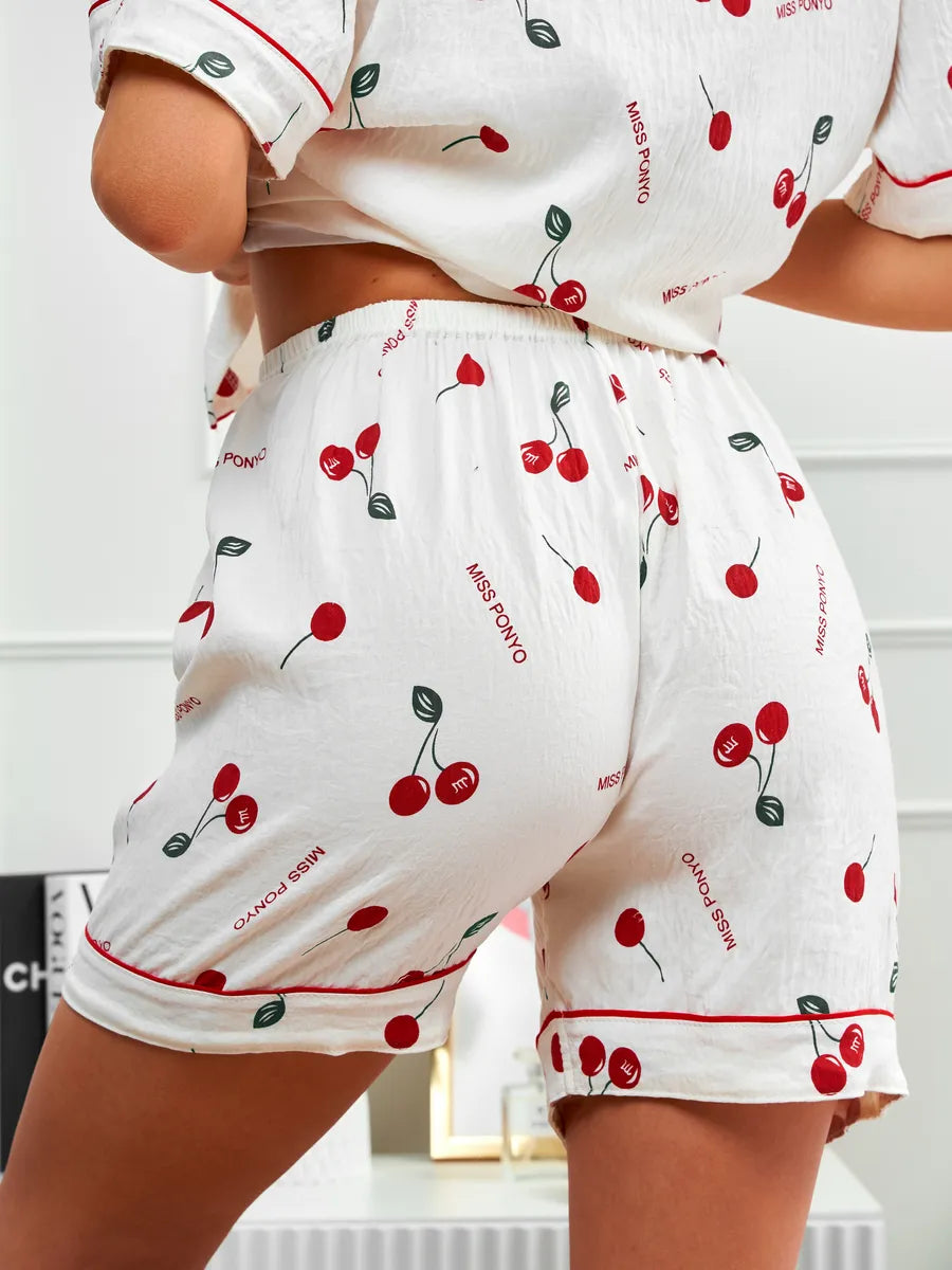 Pijama Americano Cherry Bloom