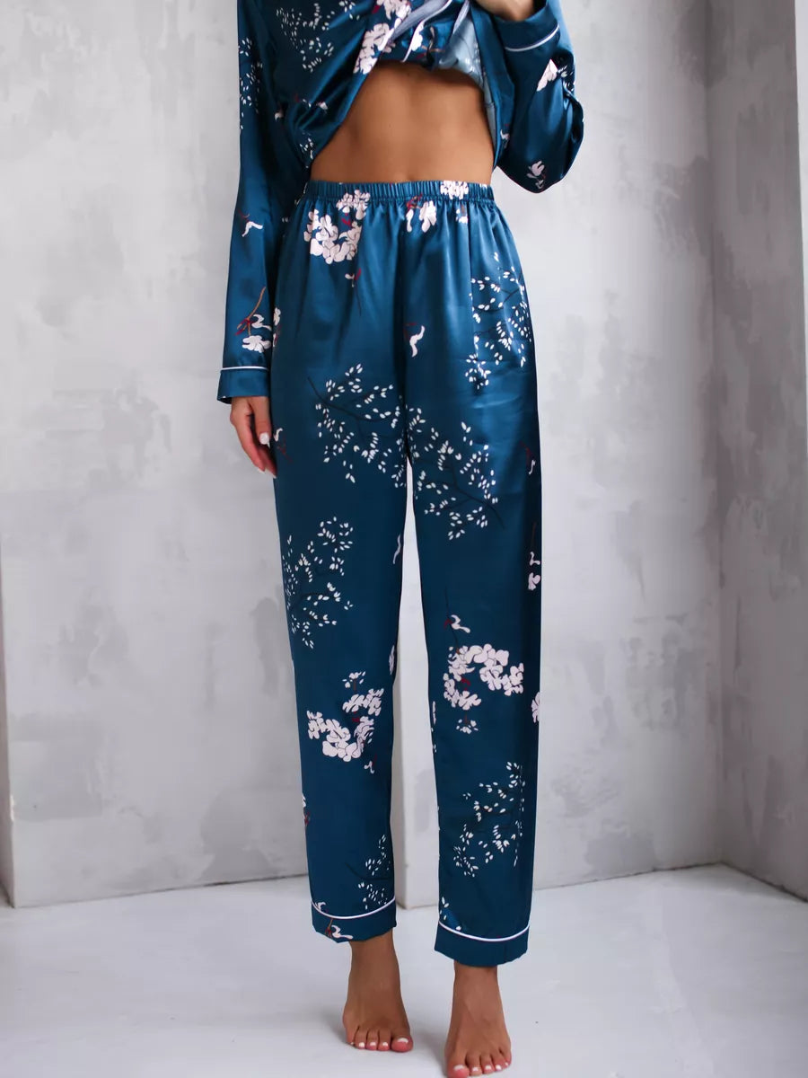 Pijama Longo Aurora Blue
