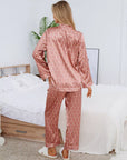 Pijama Longo Geométrico Notte Rosa