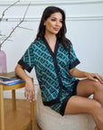 Pijama Americano Noir Esmeralda
