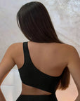 Maiô One Shoulder Waves