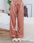 Pijama Longo Geométrico Notte Rosa