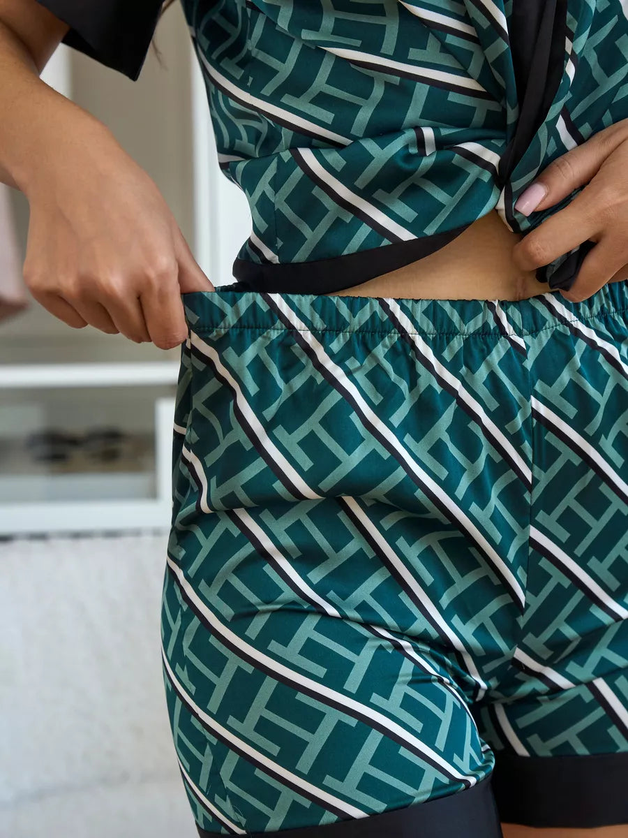 Pijama Americano Noir Esmeralda