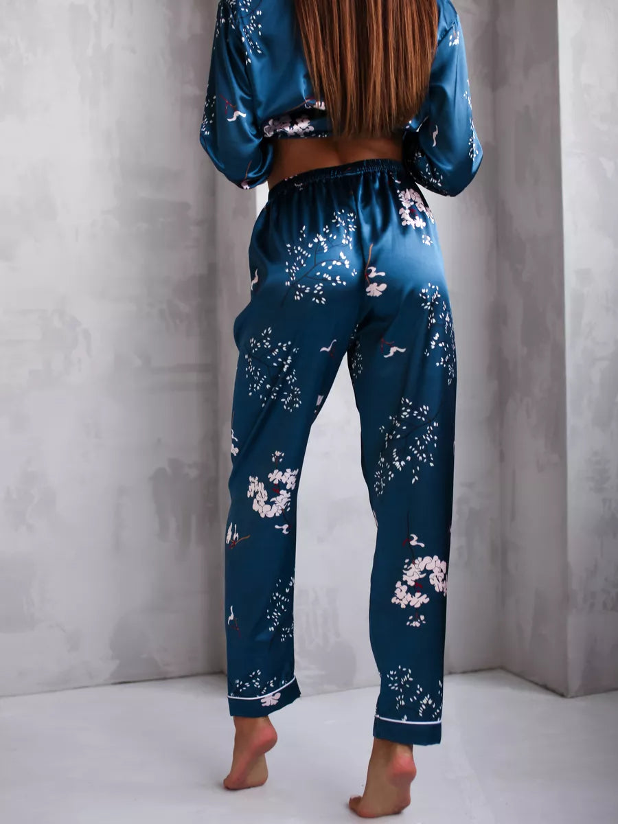 Pijama Longo Aurora Blue