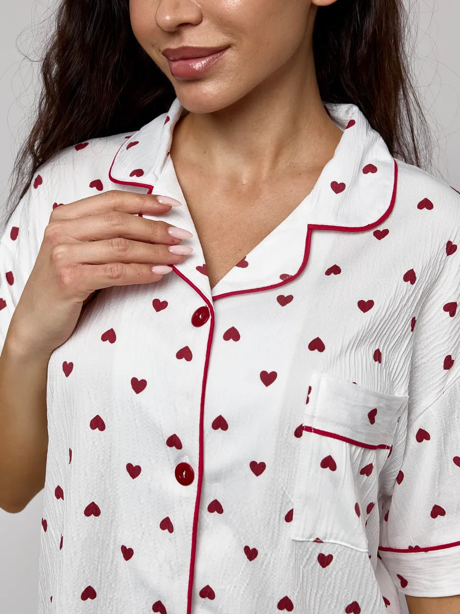 Pijama Corações do Amanhecer