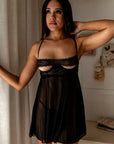 Babydoll Amélie Noir
