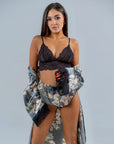 Conjunto BabyDoll e Robe Wild Lace Flora