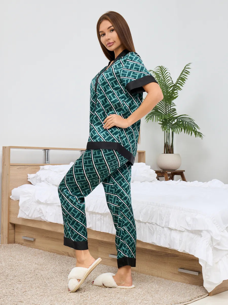 Pijama Longo Noir Esmeralda