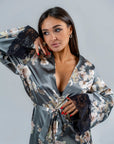 Conjunto BabyDoll e Robe Wild Lace Flora
