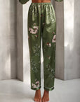 Pijama Longo Jade Botanique