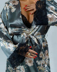 Conjunto BabyDoll e Robe Wild Lace Flora