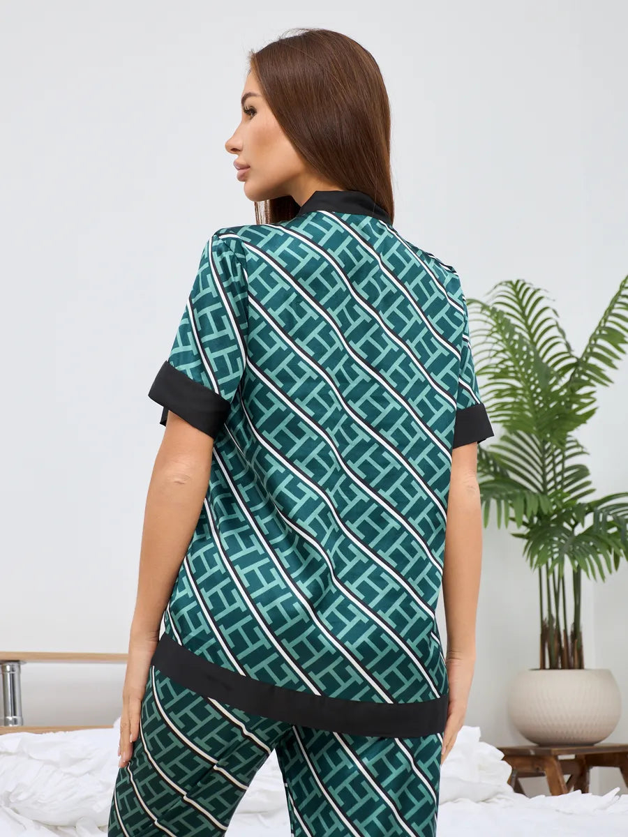 Pijama Longo Noir Esmeralda