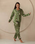 Pijama Longo Jade Botanique