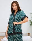 Pijama Longo Noir Esmeralda