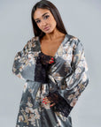 Conjunto BabyDoll e Robe Wild Lace Flora