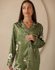 Pijama Longo Jade Botanique
