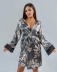 Conjunto BabyDoll e Robe Wild Lace Flora