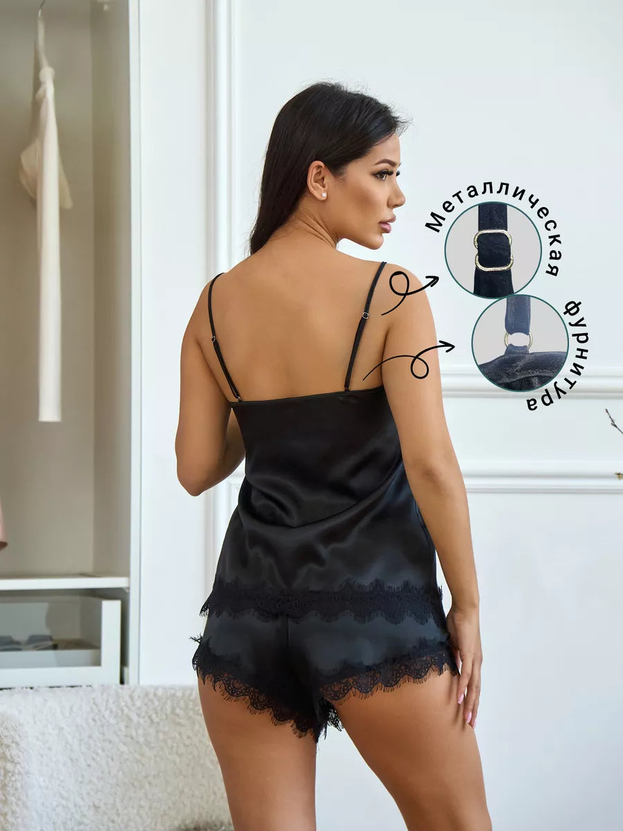 BabyDoll com Renda Black