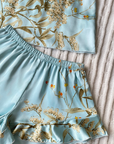Pijama Real FlowerLux™ | Elegância e Conforto (Conjunto Completo) - savina