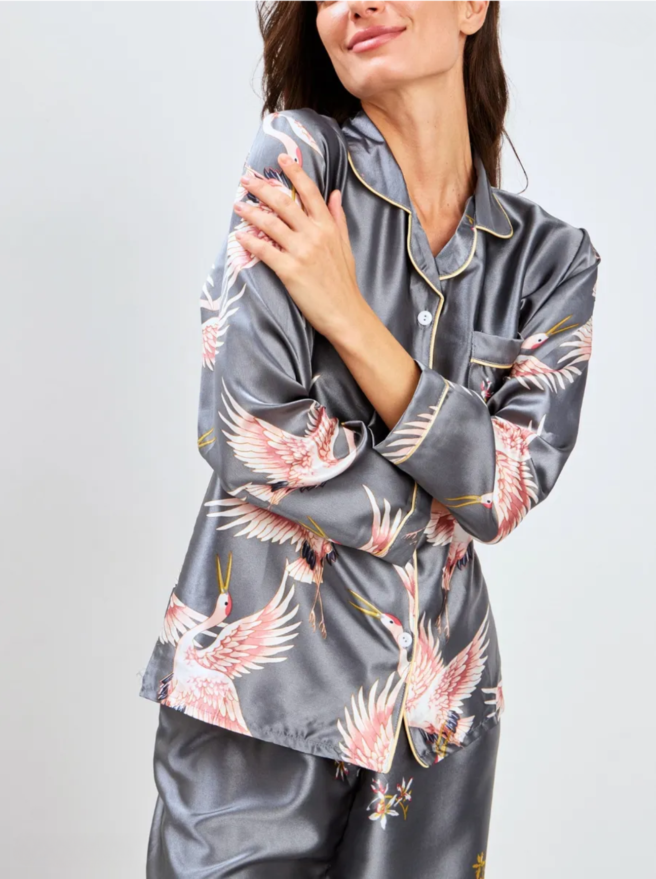 Pijama Longo Garça Imperial
