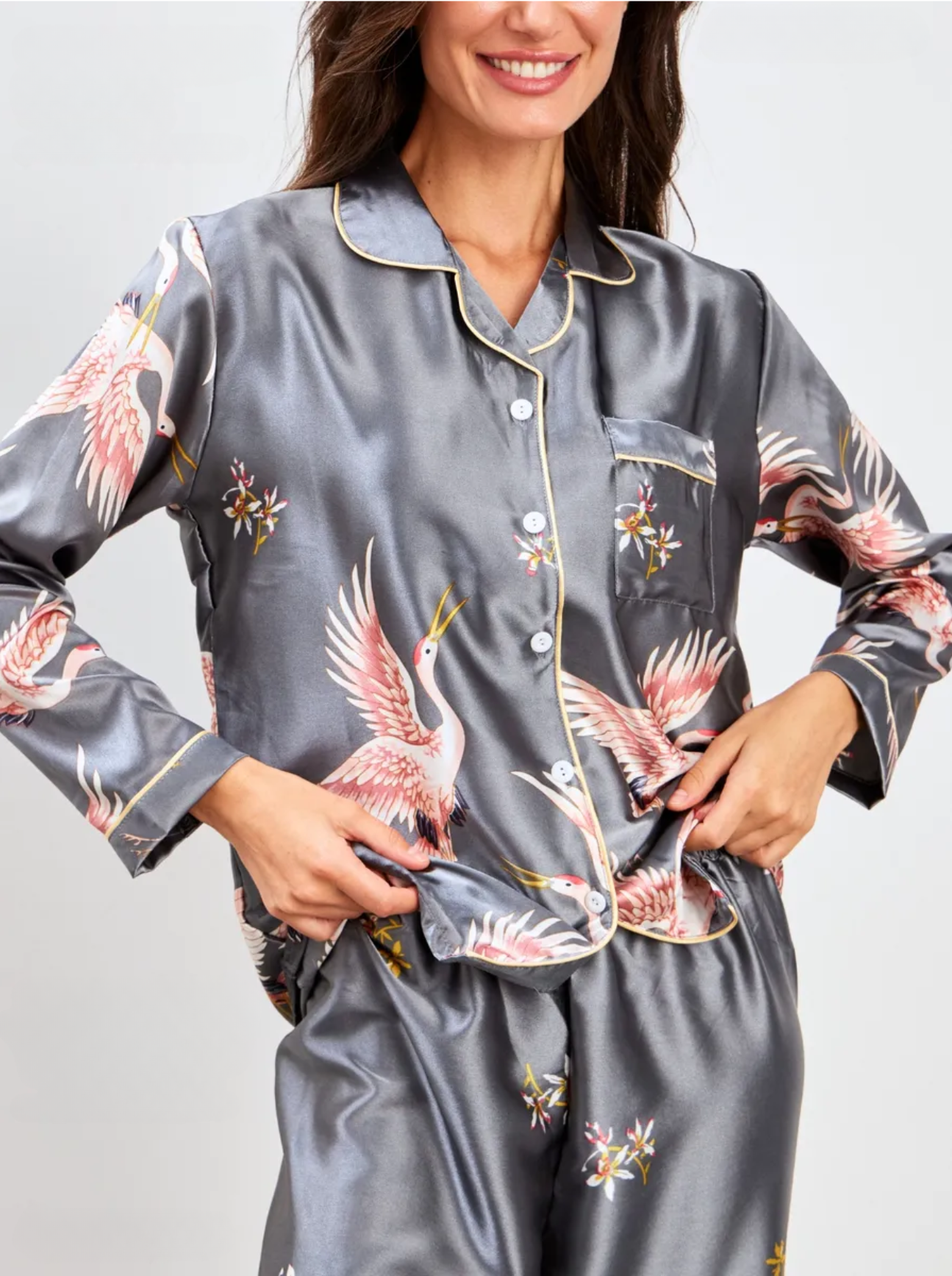 Pijama Longo Garça Imperial