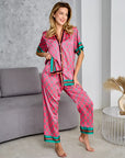 Pijama Longo Santorini Manga Curta