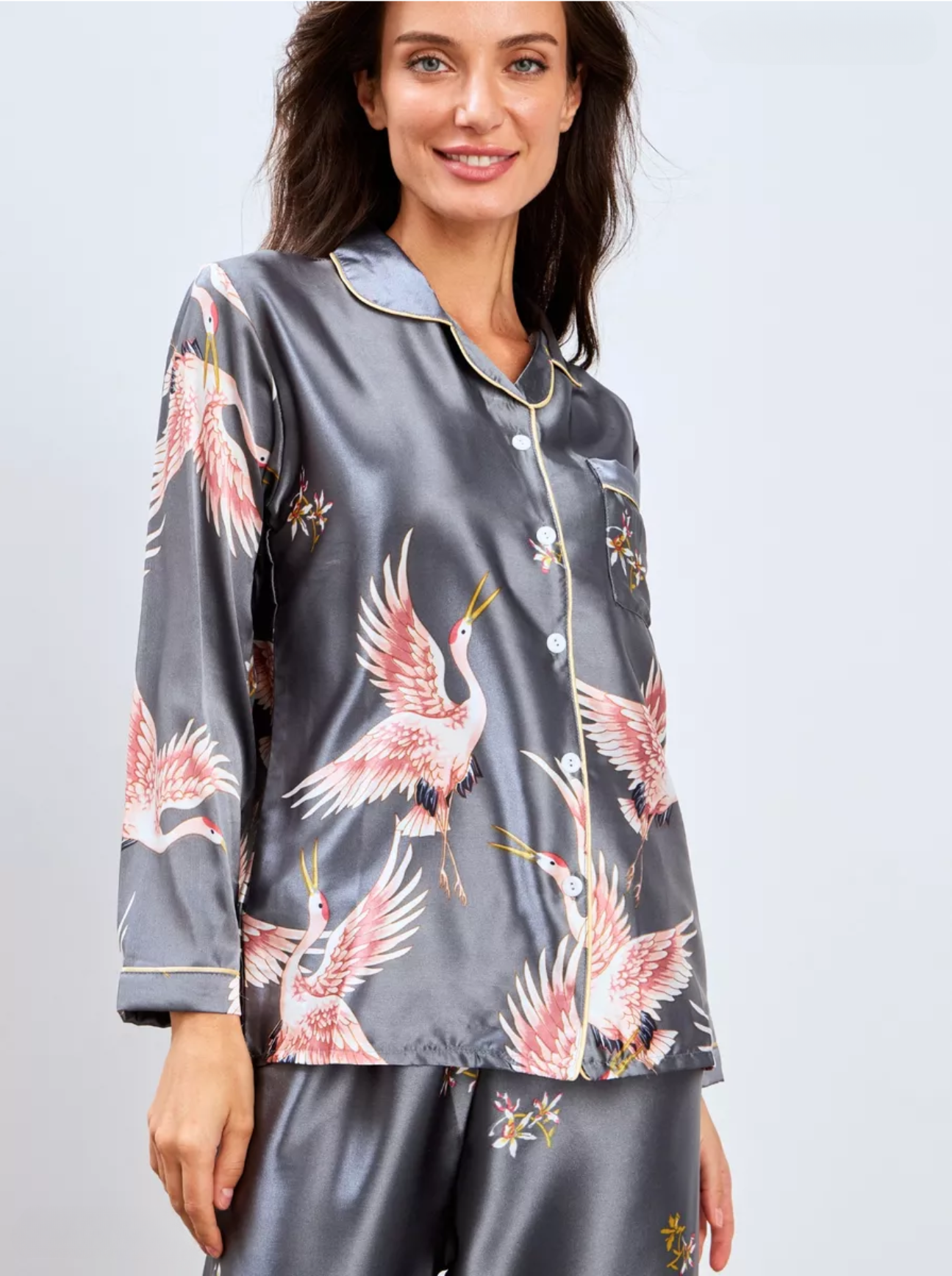 Pijama Longo Garça Imperial