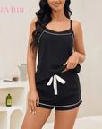 Pijama Americano Camity™ | Conforto e Elegância (Conjunto Completo Short + Regata) - savina