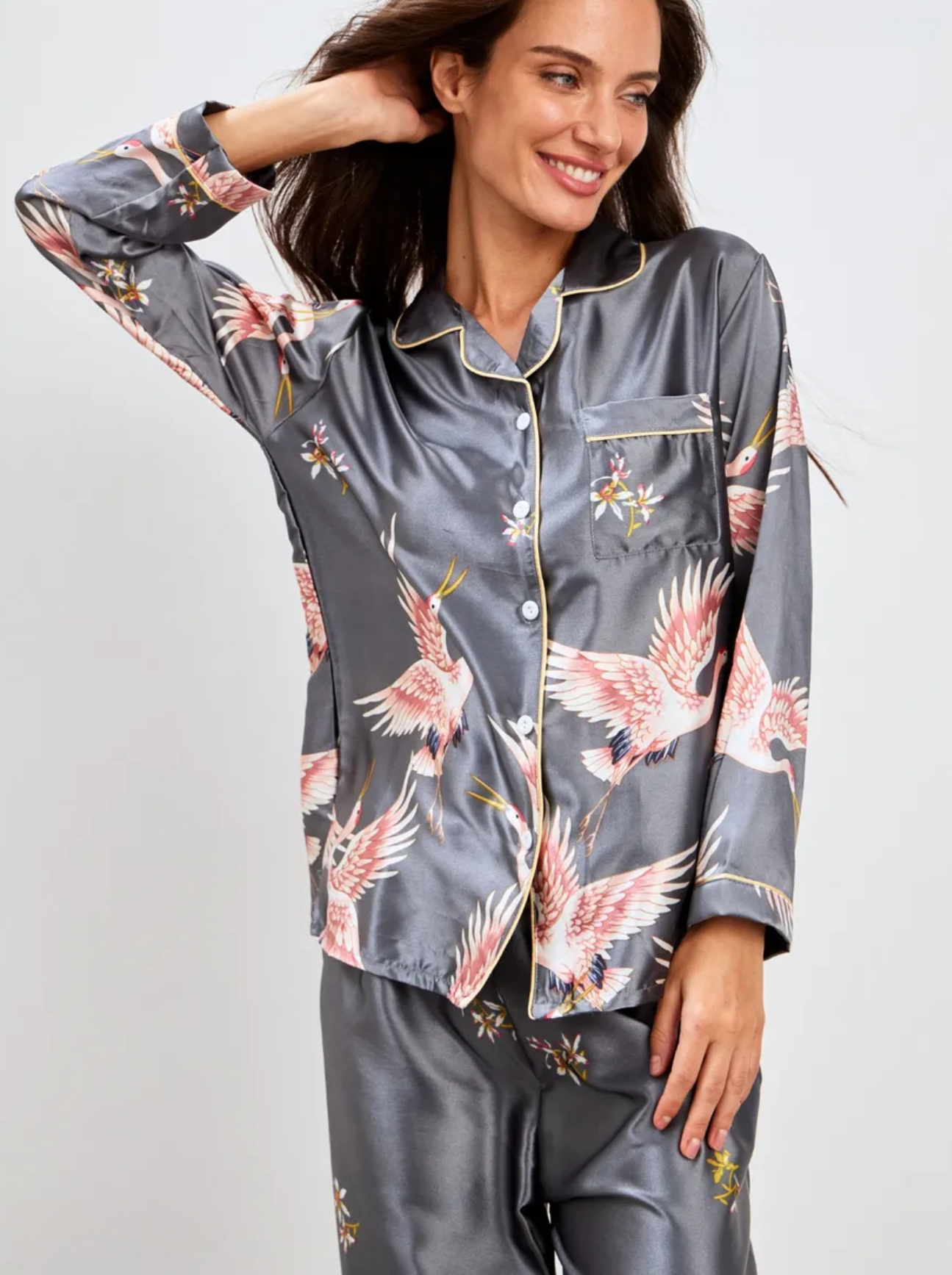 Pijama Longo Garça Imperial