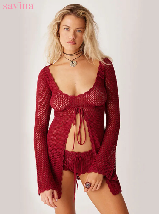 Saída Crochet Red Beach™
