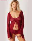 Saída Crochet Red Beach