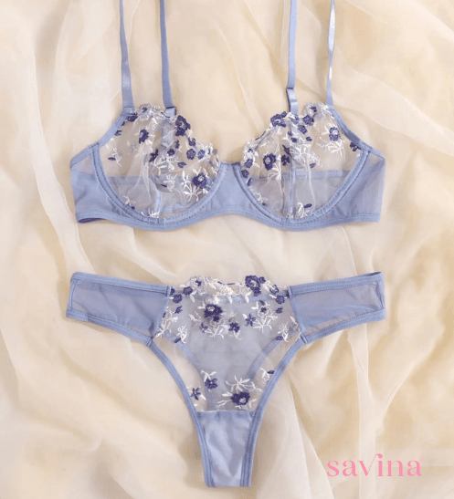 Conjunto Lingerie Violetta™ | O Segredo das Mulheres (Conjunto Completo) - savina