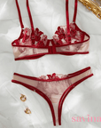 Conjunto de Lingerie de Luxo Rose™ | Tecido Premium (FRETE GRÁTIS) - savina