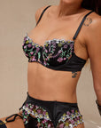 Lingerie Noir Jardin