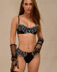Lingerie Noir Jardin