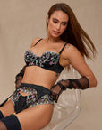 Lingerie Noir Jardin