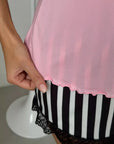 Pijama Crochet Listrado