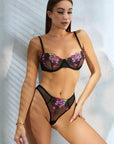 Lingerie Noir Blossom