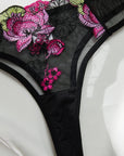 Lingerie Noir Blossom