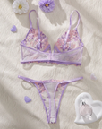 Lingerie Violet Blossom