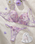 Lingerie Violet Blossom