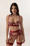 Lingerie Valeria Bordô