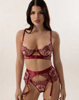 Lingerie Valeria Bordô